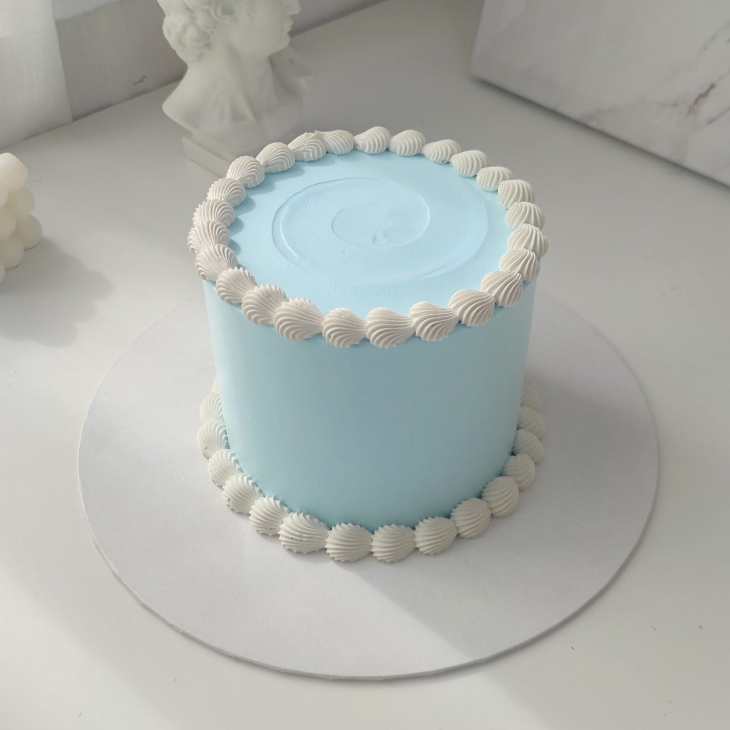 Next Day Delivery_Simple Blue Cake