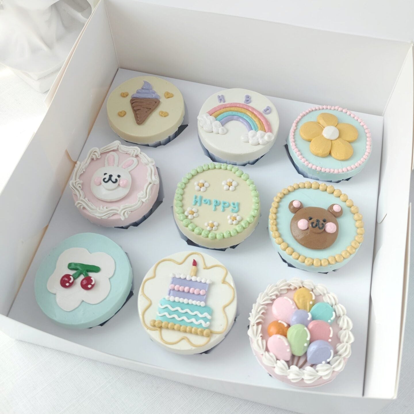 Colourful Happy Theme Cupcakes