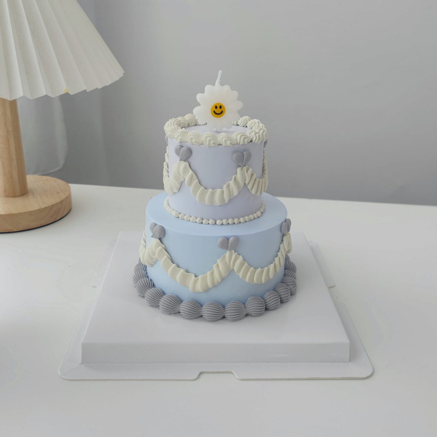 Mini 2 Tier_Purple Vintage Daisy