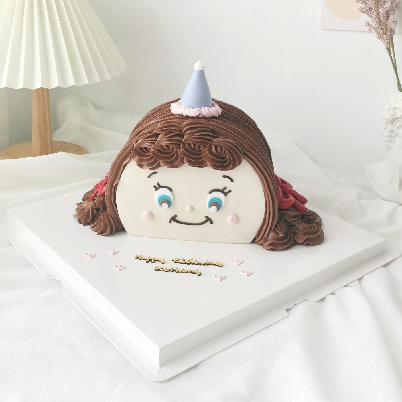 Half Cake Girl Face