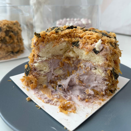 3.5 inch Chicken Floss Taro Yam Cake