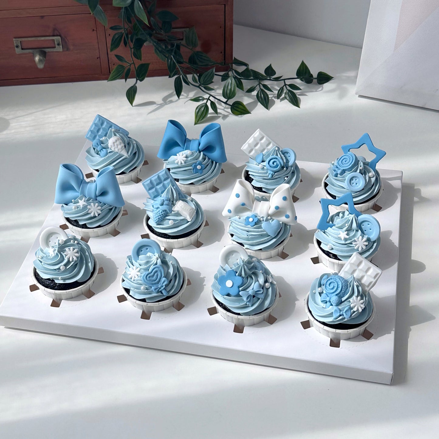 Little Blue Moment Cupcakes
