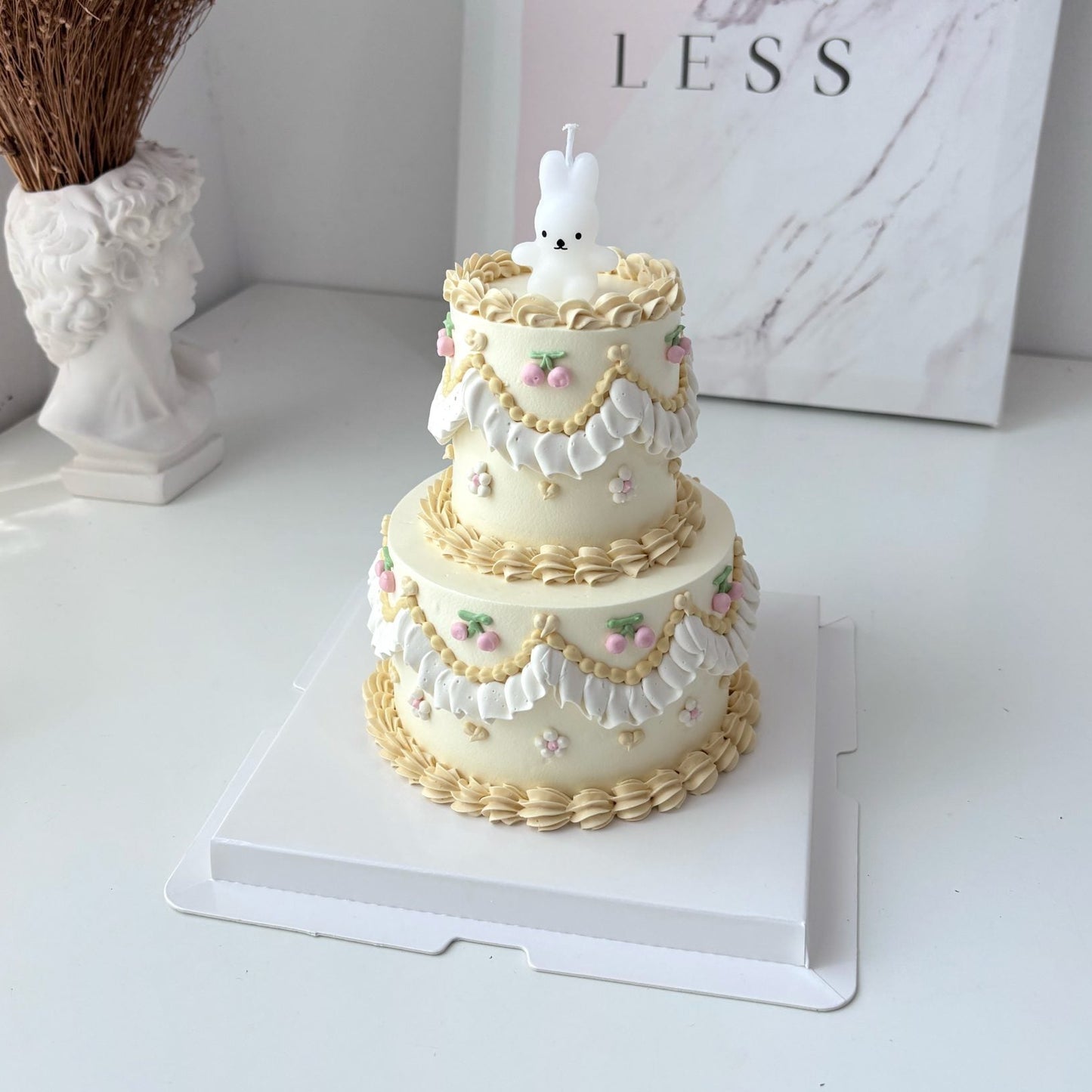 Mini 2 Tier_Buttermilk