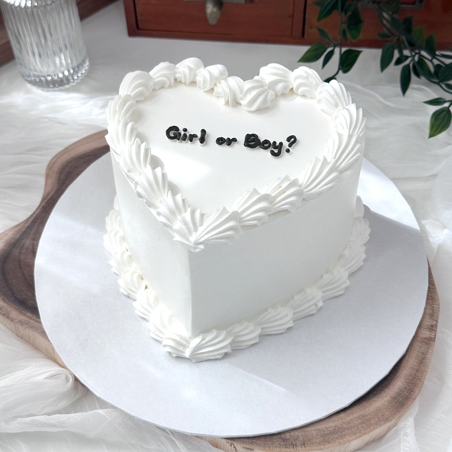 Gender Reveal Girl or Boy Cake