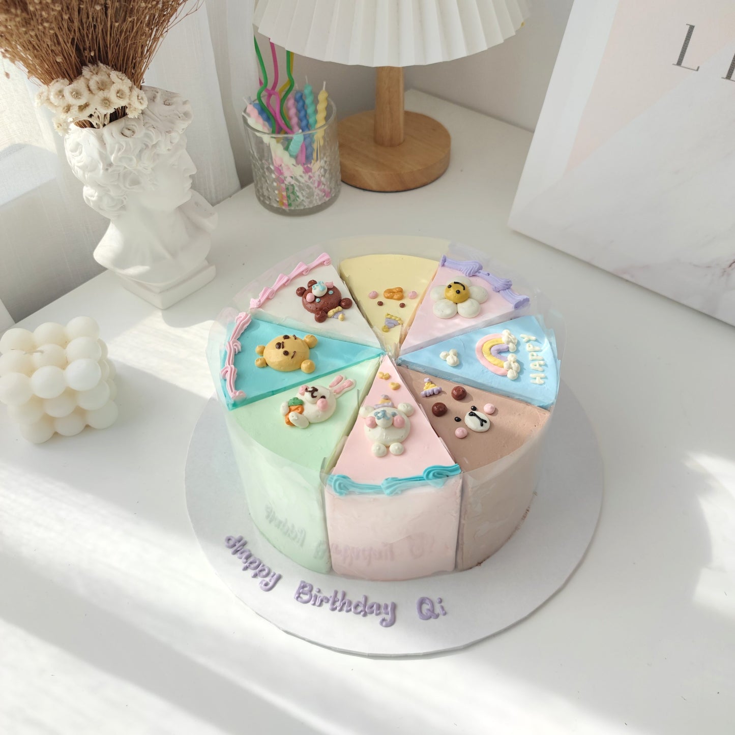 Korea Ins Sliced Cake Bundle 8 in 1