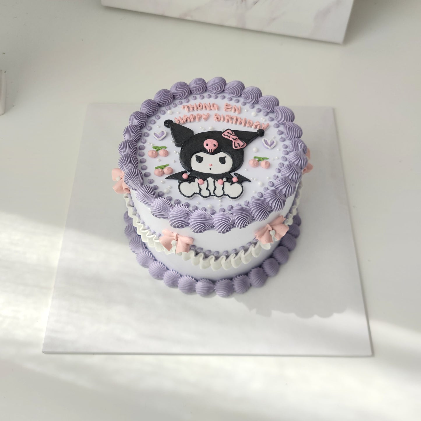 Kuromi Drawing Cake