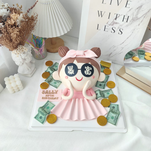 Rich Women Sphere Cake