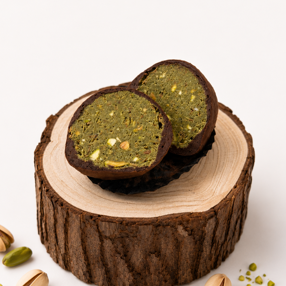 Dubai Chewy Cookies with Pistachio Nuts