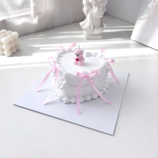 Pink Bow Cake
