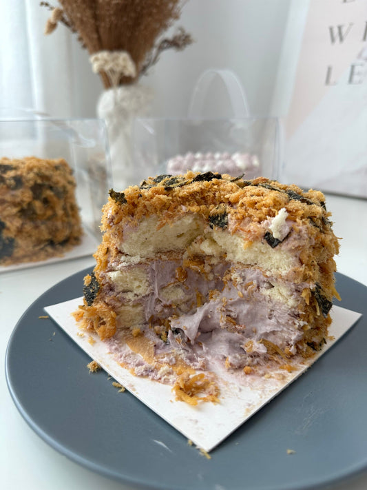 3.5 inch Chicken Floss Taro Yam Cake