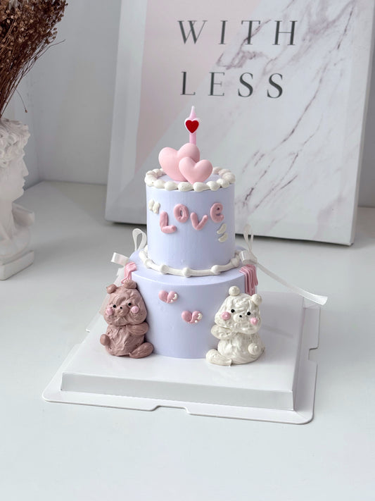Mini 2 Tier_SweetHeart Bears