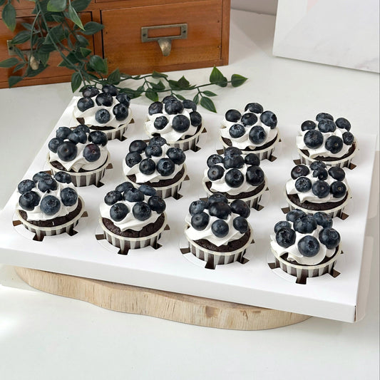 Blueberry Midnight Cupcakes