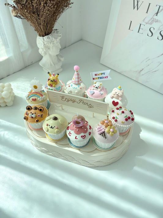 Party Parade Cupcakes with Turntable